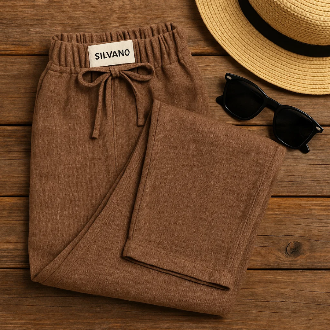 Men’s Linen Trousers Lightweight Summer Wear