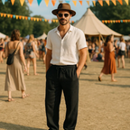 Men’s Linen Trousers Lightweight Summer Wear