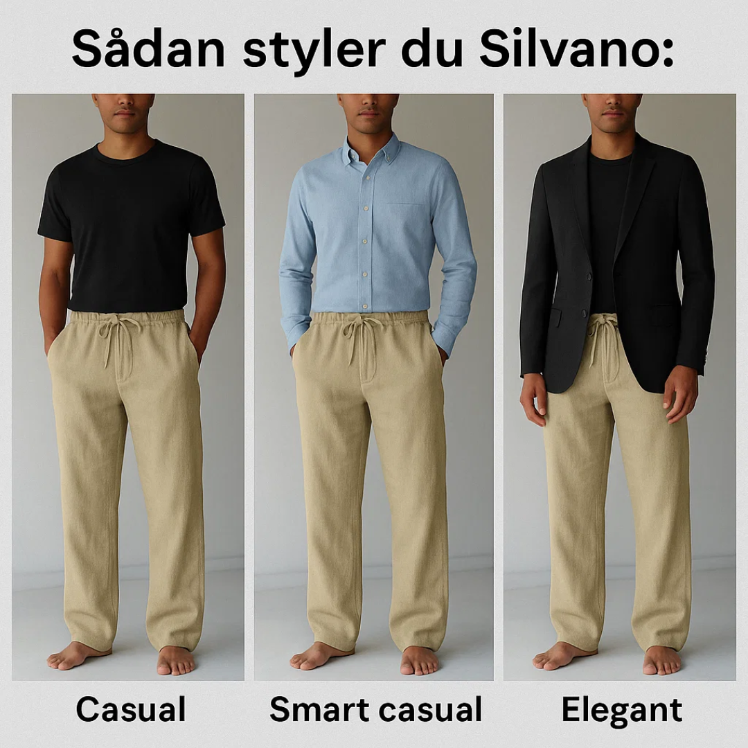 Men’s Linen Trousers Lightweight Summer Wear