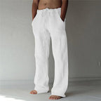 Men’s Linen Trousers Lightweight Summer Wear
