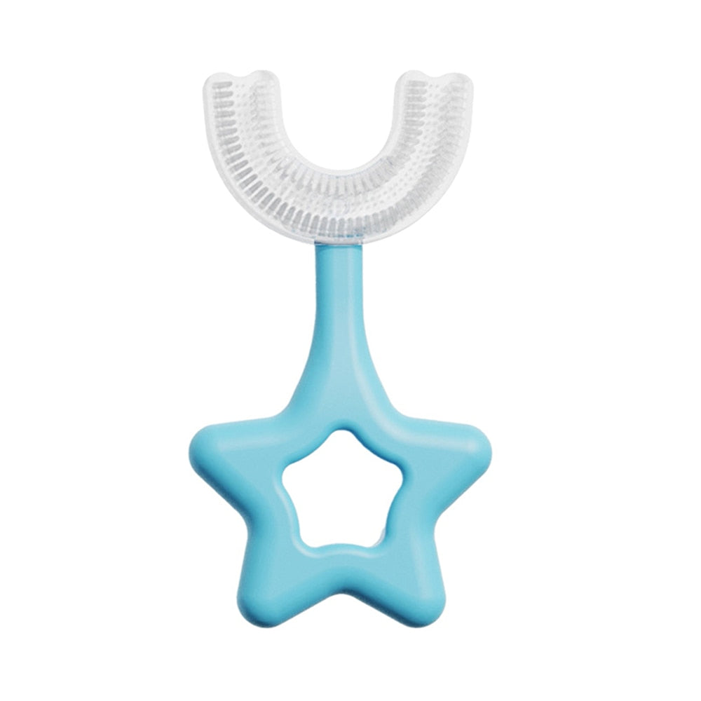 U Shaped Kids Toothbrush Silicone
