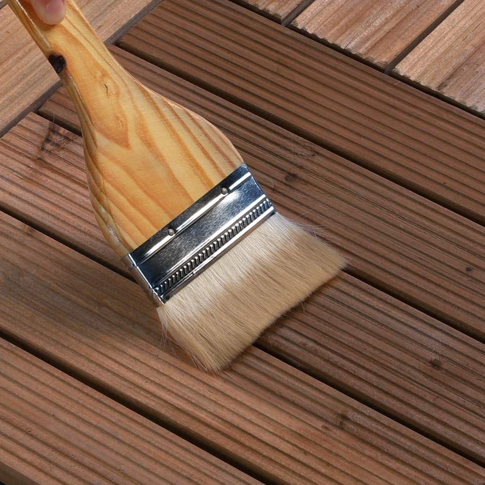 Interlocking Wooden Deck Tiles 27 Pack