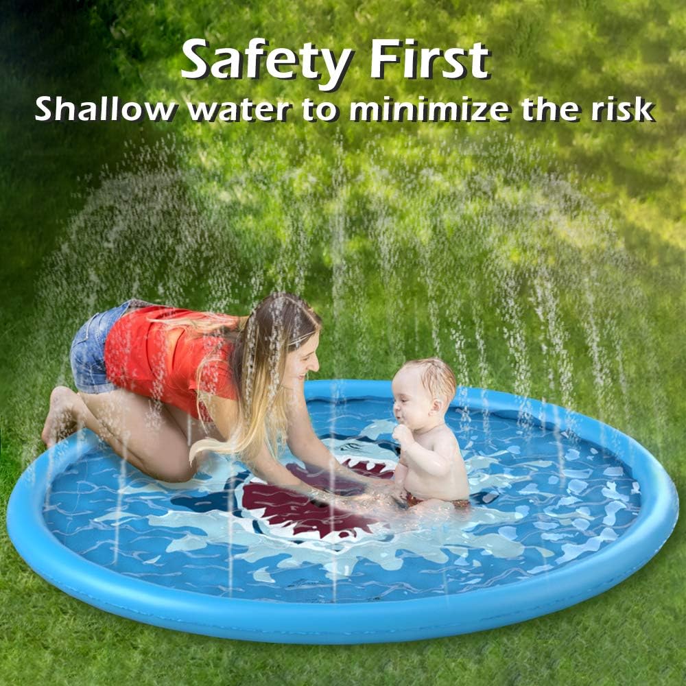 Kids Splash Pad Garden Sprinkler Mat