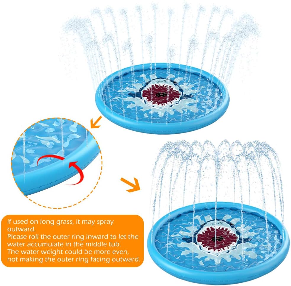 Kids Splash Pad Garden Sprinkler Mat