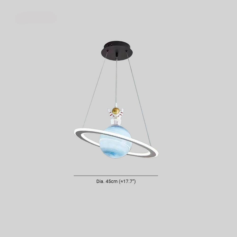Planet-Themed LED Pendant Lamp for Kids Room