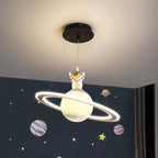 Planet-Themed LED Pendant Lamp for Kids Room