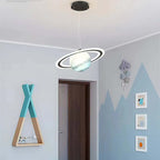 Planet-Themed LED Pendant Lamp for Kids Room