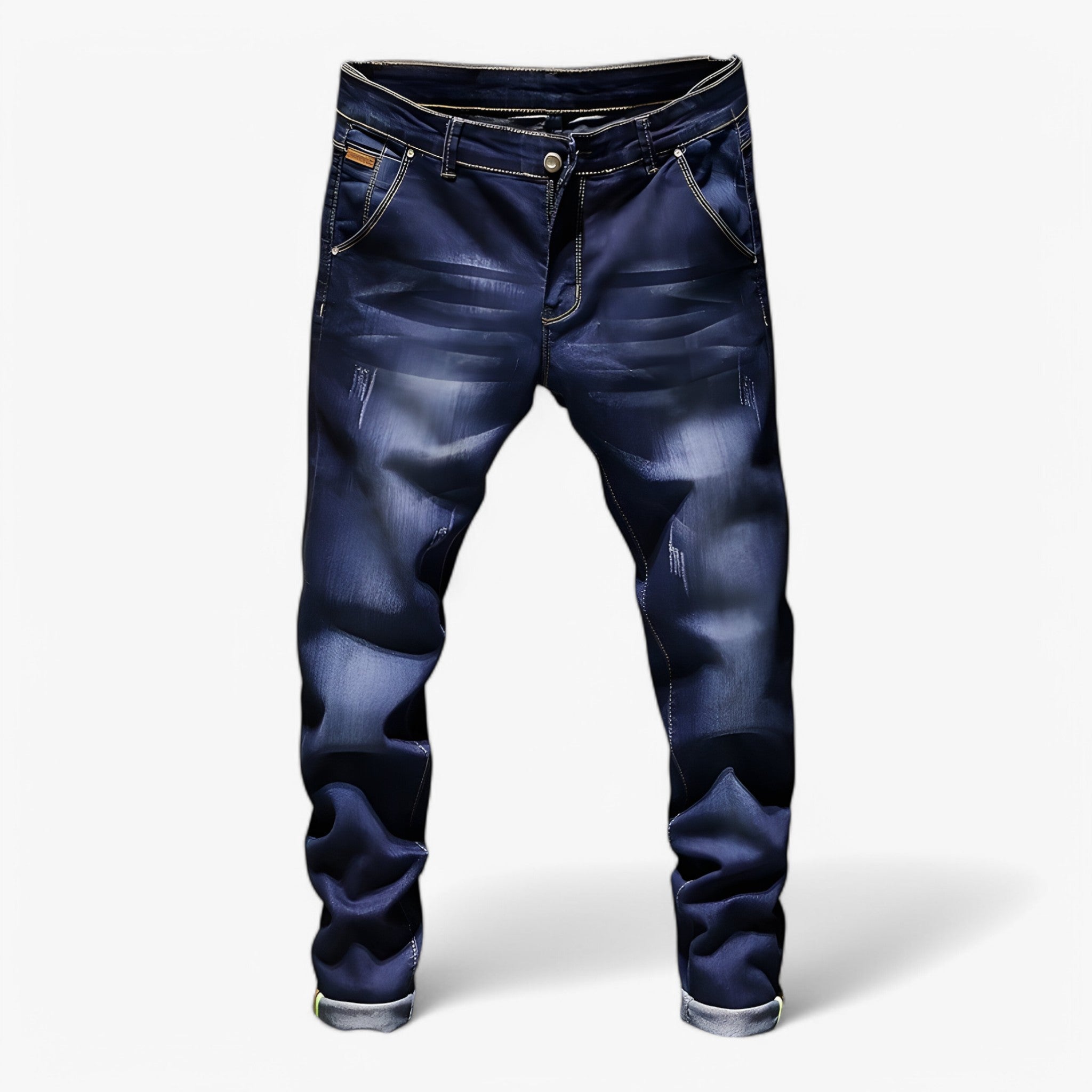 Men's Stretch Denim Jeans with Comfortable Fit