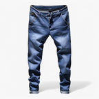 Men's Stretch Denim Jeans with Comfortable Fit