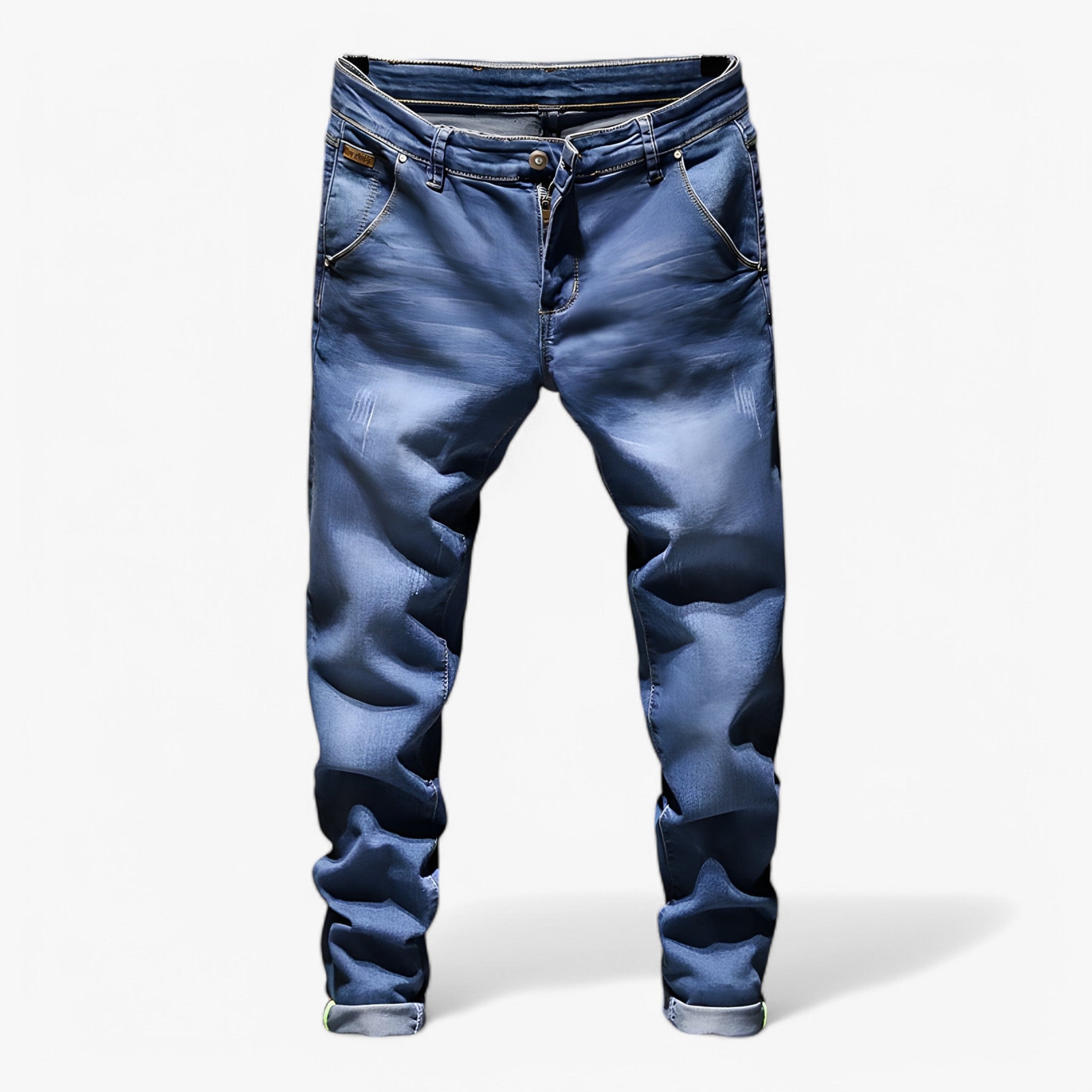 Men's Stretch Denim Jeans with Comfortable Fit