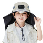 Kids Adjustable Cooling Sun Hat with Fan