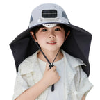 Kids Adjustable Cooling Sun Hat with Fan