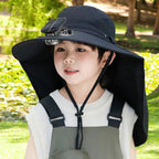 Kids Adjustable Cooling Sun Hat with Fan