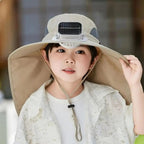 Kids Adjustable Cooling Sun Hat with Fan