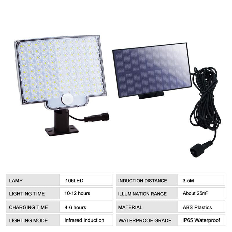 LED Solar Outdoor Light with Motion Sensor