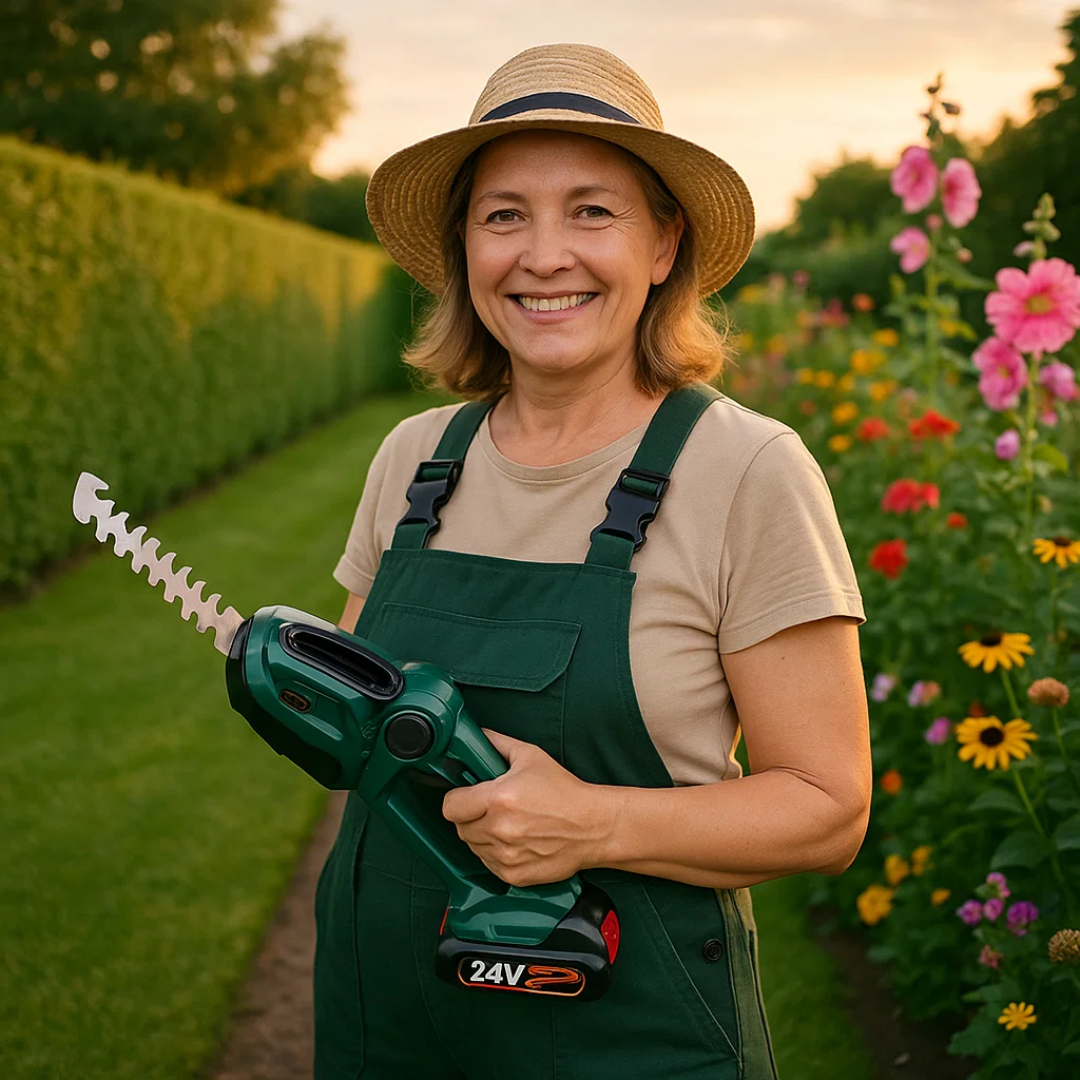 Cordless 2-in-1 Hedge and Grass Trimmer