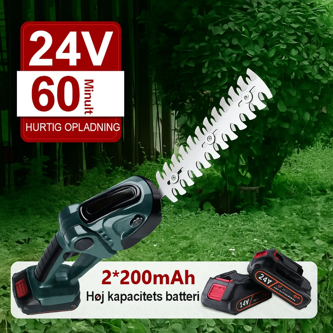 Cordless 2-in-1 Hedge and Grass Trimmer