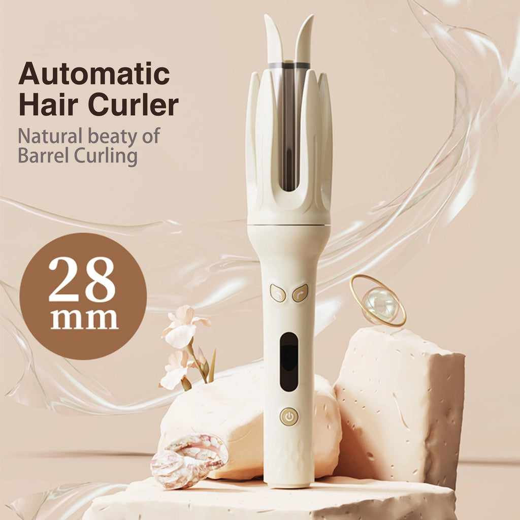 28mm Plug-In Curling Iron with 110–240V Power