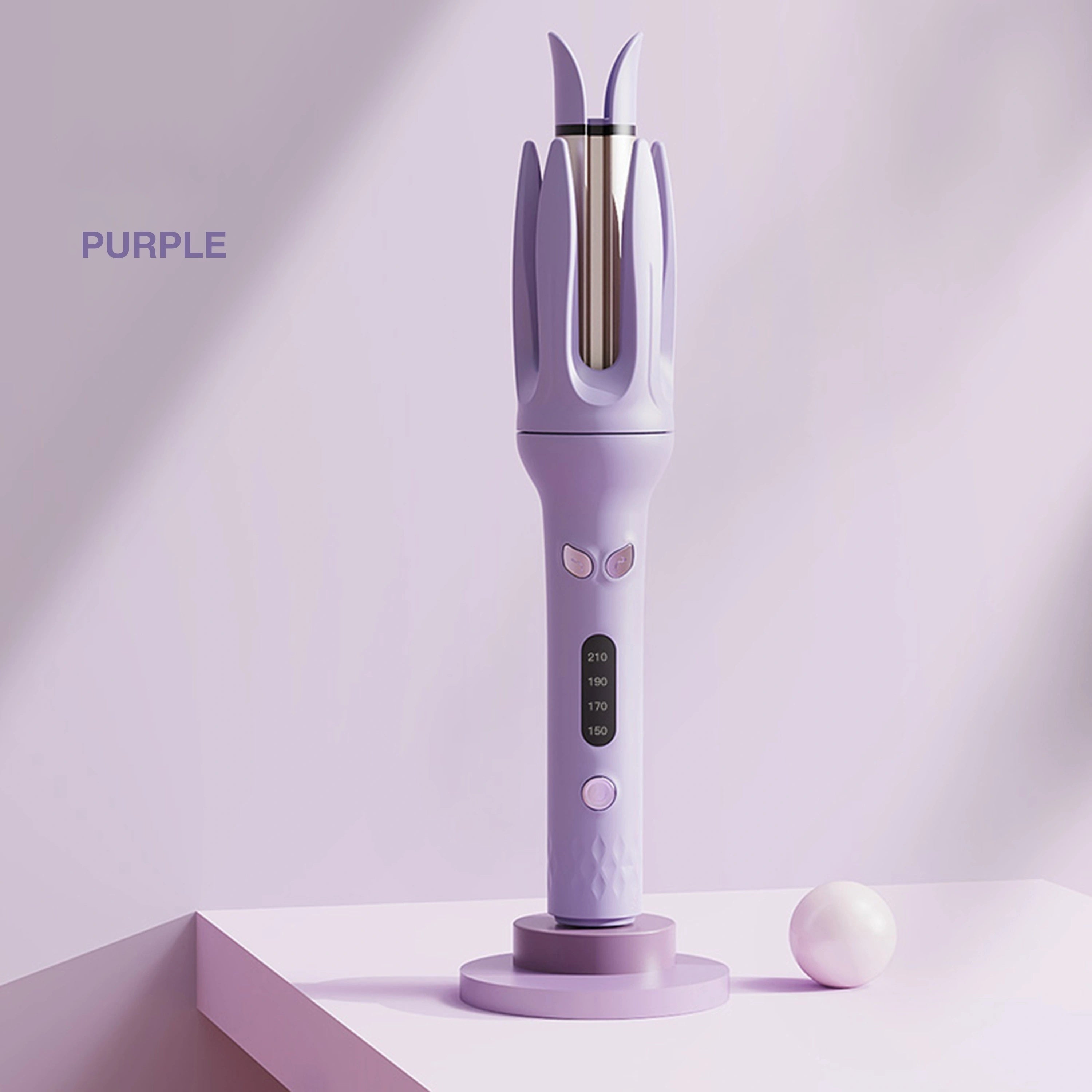 28mm Plug-In Curling Iron with 110–240V Power