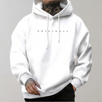 Men Oversized Hoodie Minimal Style