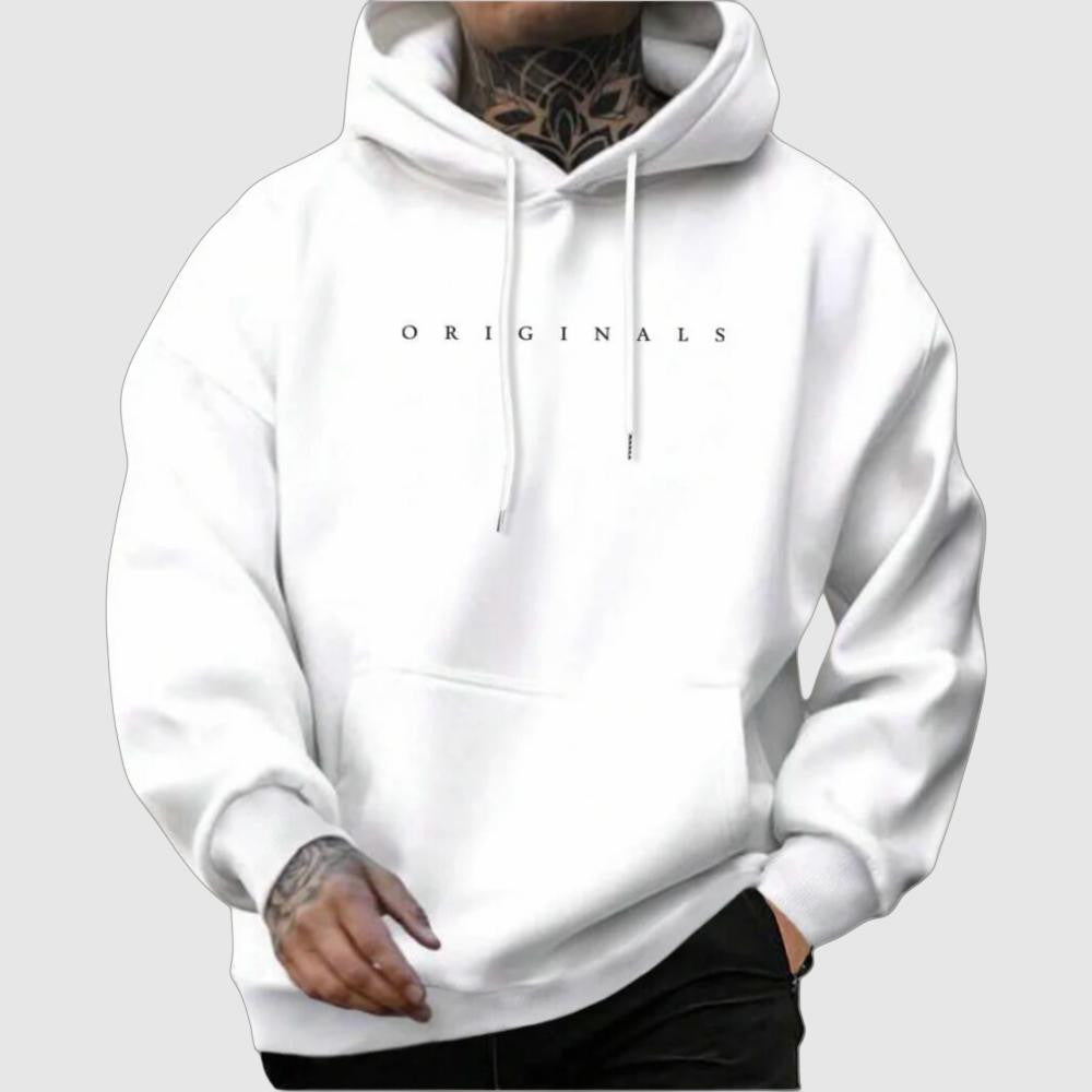 Men Oversized Hoodie Minimal Style
