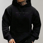 Men Oversized Hoodie Minimal Style
