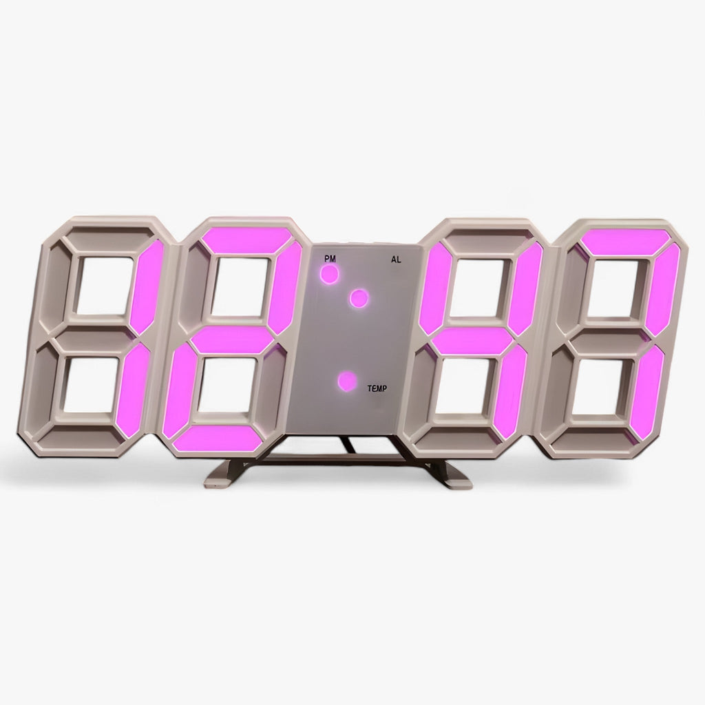Digital Alarm Clock Multifunctional Display