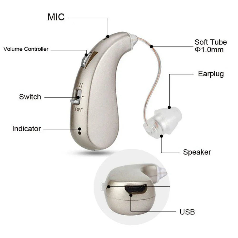 Digital Hearing Aid Rechargeable
