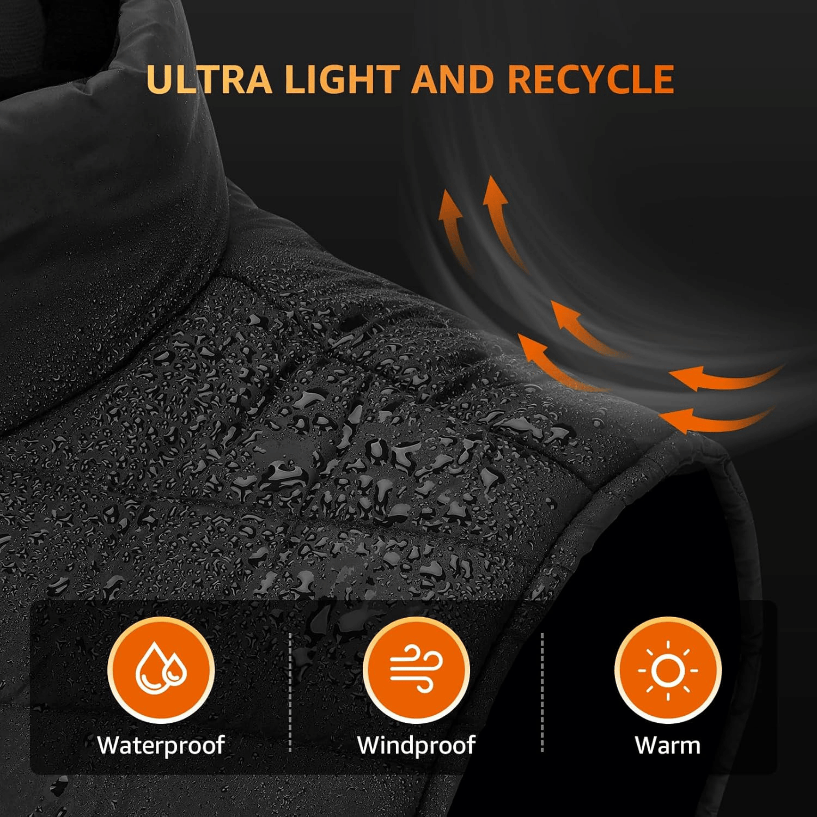 Heated Vest Adjustable Warm Zones