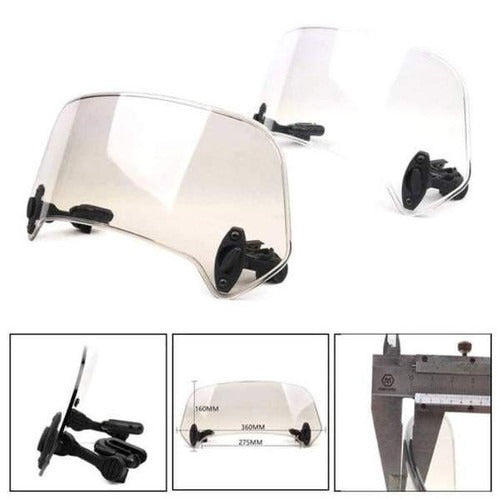 Motorcycle Windshield Extension Wind Deflector