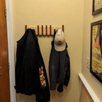Wall Mounted Foldable Coat Rack